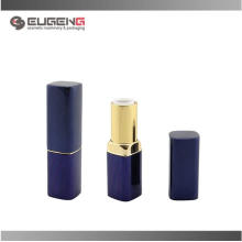 Aluminum blue lipstick tube